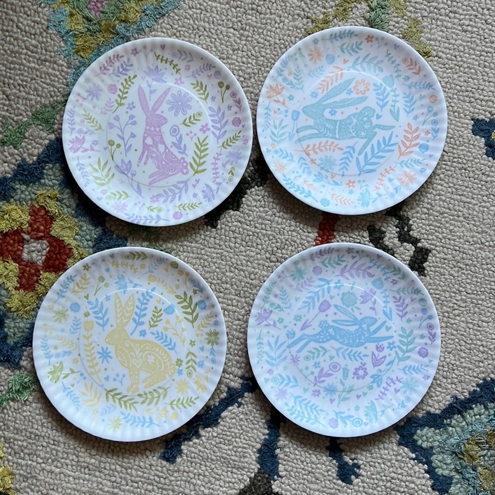 One Hundred 80 Degrees Easter Melamine Plates
